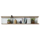 Stella Trading Wandboard JASMIN Eiche Dekor - Hochwertiges und vielseitiges Wandregal im Landhausstil - 142 x 20 cm