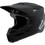 Alpinestars S-M3 Solid, Motocrosshelm Jugend - Matt-Schwarz - YS
