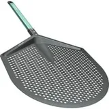 Pro Pizzaschieber L, 14", Grillbesteck - grau/grün, für Pizzen bis ca. Ø 35cm