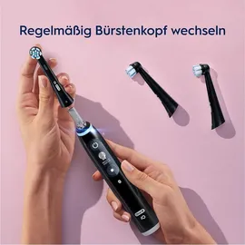 Oral-B iO Sanfte Reinigung Aufsteckbürste schwarz 6 St.