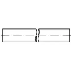 DIN 975 Gewindestange VG M48x1000 Stahl blank