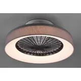 Trio Farsund 47 cm Deckenventilator grau mit Licht inkl. Fernbedienung