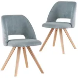B&D home MARY 2er Set – 2 Jahre Gewährleistung - mind. 14 Tage Rückgaberecht - Blau