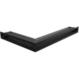 Kratki Lüftungsgitter 40 x 60 x 6 cm Stahl Schwarz
