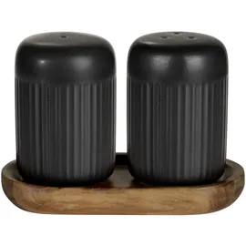 Schöner Wohnen Refia Pfefferstreuer 75 ml Schwarz befüllt