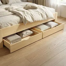 Homestyle4u Bettkasten in Braun 173x16x63 cm 1910