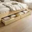 Homestyle4u Bettkasten in Braun 173x16x63 cm 1910