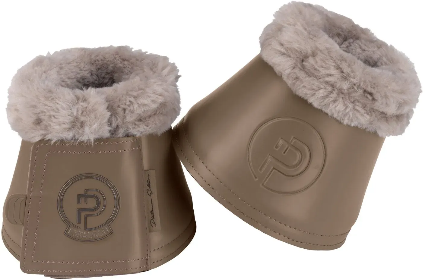 ESKADRON Platinum Hufglocken Softlate FauxFur smoky taupe S