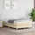 vidaXL Boxspringbettgestell, Creme 120x200 cm Stoff