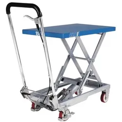 Scherenhubwagen 150 kg PUR/PUR