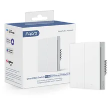 Aqara Smart Wall Switch H1, 2-fach, Funkschalter (WS-EUK02)