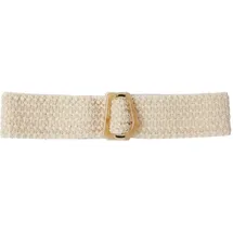 Comma, Elastischer Gürtel Polyester/Polyurethan beige 105