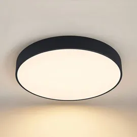 Arcchio Noabelle LED-Deckenlampe, schwarz, 80 cm