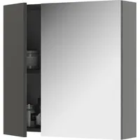 Vicco Badspiegelschrank Leopold, Anthrazit, 60 x 59.2 cm Mit