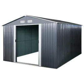 ALEOS. Gartenhaus 3,6 x 3 m Grau