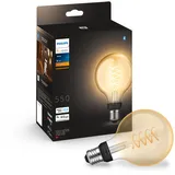 Philips Hue White E27 Einzelpack Globe G93 Filament 580lm