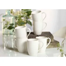 Villeroy & Boch Vivo Basic White Kaffeebecher 6er Set weiß