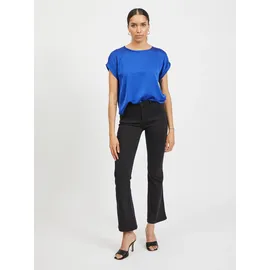 VILA VIELLETTE S/S Satin Top Blau 44