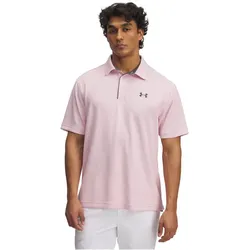 UNDER ARMOUR Tech Poloshirt Herren 647 - prime pink/pitch gray XL