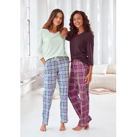 H.I.S. Pyjama Bunt kariert 36/38