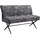 Hela Sitzbank PORTO Vintage Anthrazit 140 x 88 x 67 cm