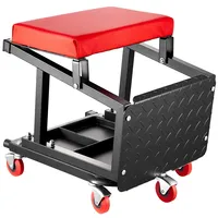 Vevor Mechanikerhocker Garagensitz Arbeitshocker Werkstatthocker (136 kg belastbar) mit
