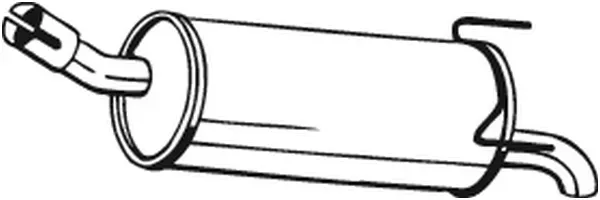 BOSAL Endschalldämpfer 185475 für Vaughall