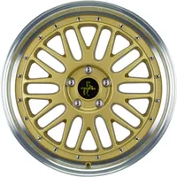 Keskin Tuning Keskin KT22 Retro 8x18 ET30 5x112 72,6, Gold Lip Polish