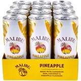 Malibu Pineapple Mixgetränk 10,0 % vol 0,25 Liter, 12er Pack