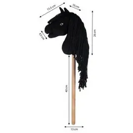HKM Hobby Horse Slim Line, schwarz