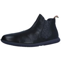 THINK! Herren HAUKI Leder gefütterte nachhaltige Chelsea-Boots, 0000 SCHWARZ, 43.5 EU