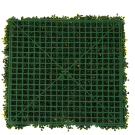 Mendler Wandfliese Sichtschutz 50 x 50 cm grün-gelb 4 St.