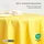 Homescapes Tischdecke Rund 180 cm Gelb