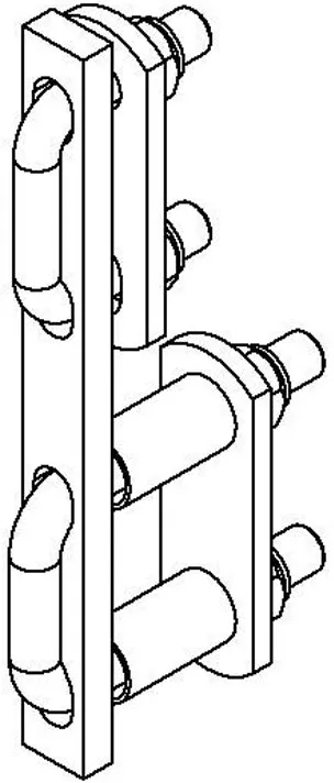 Hailo H-50 Verstärkung auf der Sprosse aus Stahl