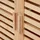 Beliani Waschbeckenunterschrank 60 x 60 x 30 cm Hellbraun
