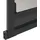 hecht International Fliegengitter Türbausatz Basic 100 x 210 cm Dunkelgrau