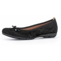 Gabor Damen Klassische Ballerinas, Frauen Flats,Pumps,Halbschuhe,Sommerschuhe,Slipper,Ballerina-Schuhe,Ballett-Schuhe,schwarz,40 EU / 76193664-40