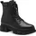 s.Oliver Damen Stiefeletten ohne Absatz zum Schnüren Vegan, Schwarz (Black), 37 EU
