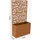 casa.pro Bernalda 83 x 31 x 146 cm Braun