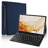 JADEMALL Tastatur Galaxy Tab S9 2023 - Bluetooth Tastatur mit Hülle für Samsung Galaxy Tab S9 11 Zoll 2023 (SM-X710/SM-X716B/SM-X718U), Deutsches QWERTZ Layout DBE