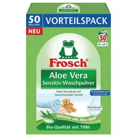 Frosch Aloe Vera Sensitiv Bio-Qualität, Pulver, ökologisch, 3,3 kg, ohne Farbstoffe, 50 WL - 50.0 WL