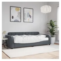 vidaXL Tagesbett 90 x 200 cm Dunkelgrau