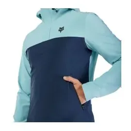 Fox ranger wind herren kapuzenpullover blau - S