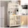 Hti-Living Küchenbuffet mit Stauraum und Arbeitsfläche 60 x 42 x 153 cm Weiß