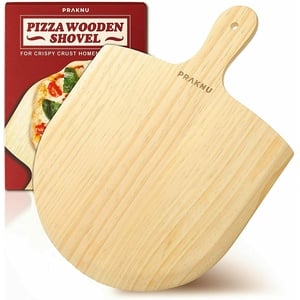 Pizzaschieber Holz Ø 30cm Backofen Grill Ofen Pizza Brot Heber Schaufel Wender