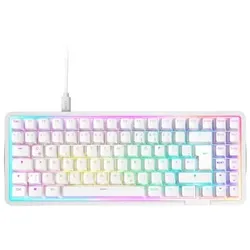 NZXT Function Elite MiniTKL Gaming Tastatur White ARGB