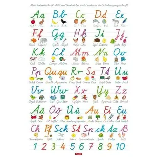 Mein Schreibschrift-ABC mit Buchstaben und Lauten in der Schulausgangsschrift (SAS), L 70 x 100 cm