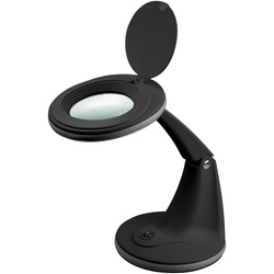 Goobay, Lupe, LED-Stand-Lupenleuchte, 6 W, schwarz