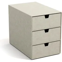 Bigso Box of Sweden Schubladenbox INGRID 3-tlg. beige