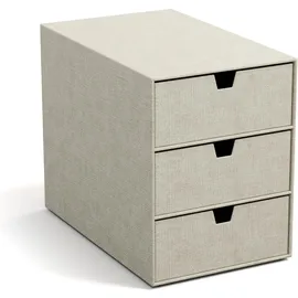 Bigso Box of Sweden Schubladenbox INGRID 3-tlg. beige
